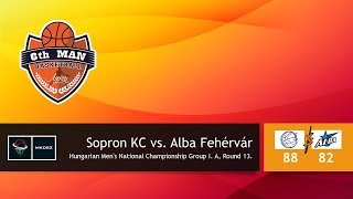 2019. 12. 29. Sopron KC vs. Alba Fehérvár 88:82
