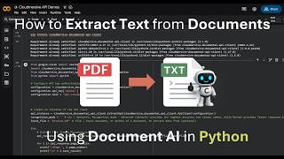 How to Extract Text from Documents in Python using Document AI