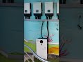 solar system installation hybrid system 32 kilowatt on grid system #shortvideo #youtube