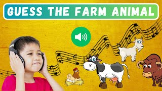 Guess the FARM ANIMAL Sound | 14 Popular Animal noises