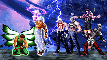 KOF MUGEN | Xavier Kim VS SUPER Orochi Team