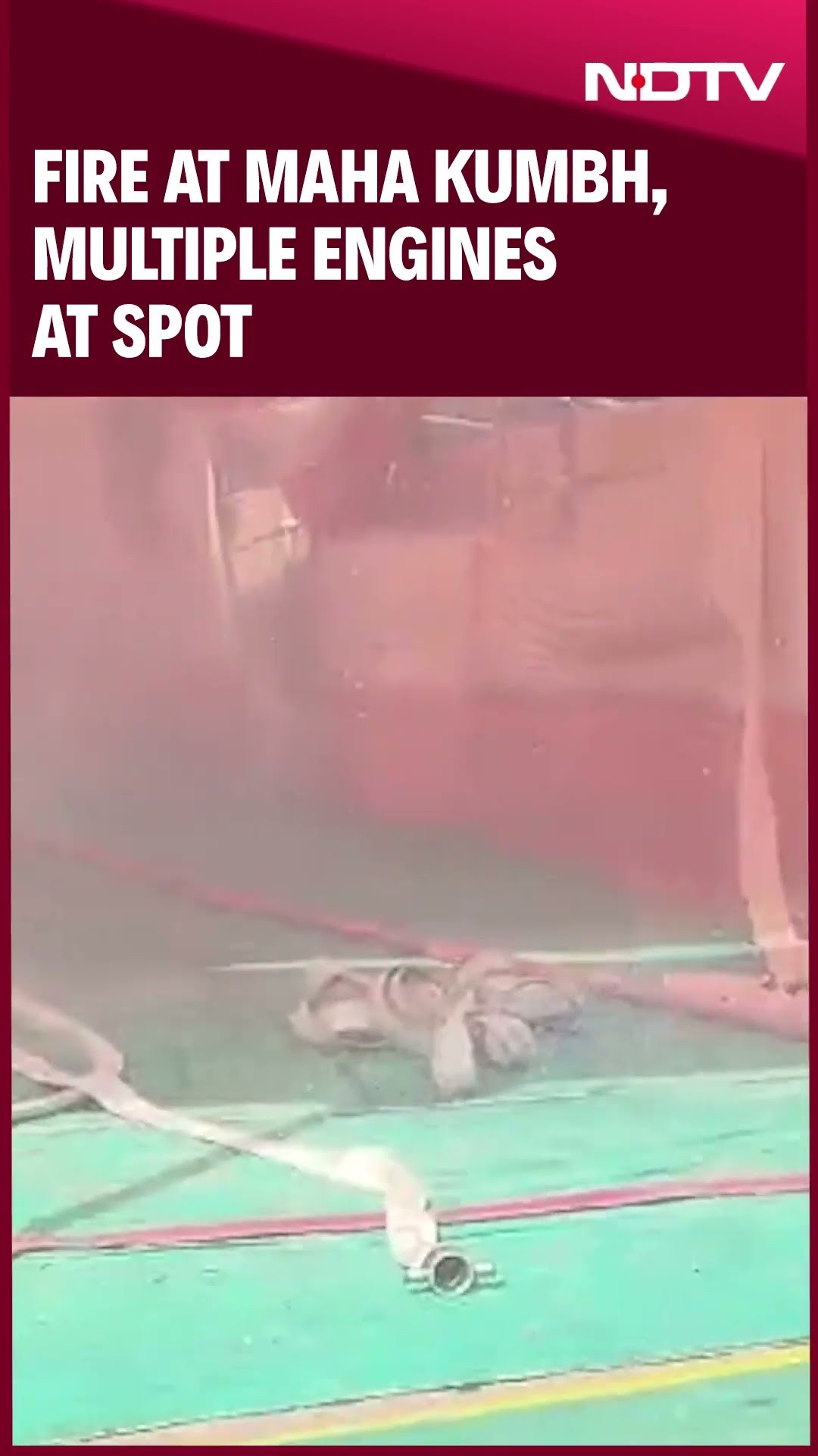 Mahakumbh Fire Today | Massive Fire At Maha Kumbh, Rescue Efforts Underway | Kumbh Fire News