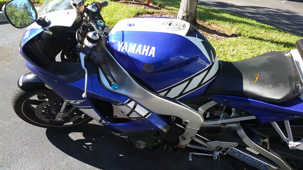 2001 yamaha r1 cold start champions edition YouTube