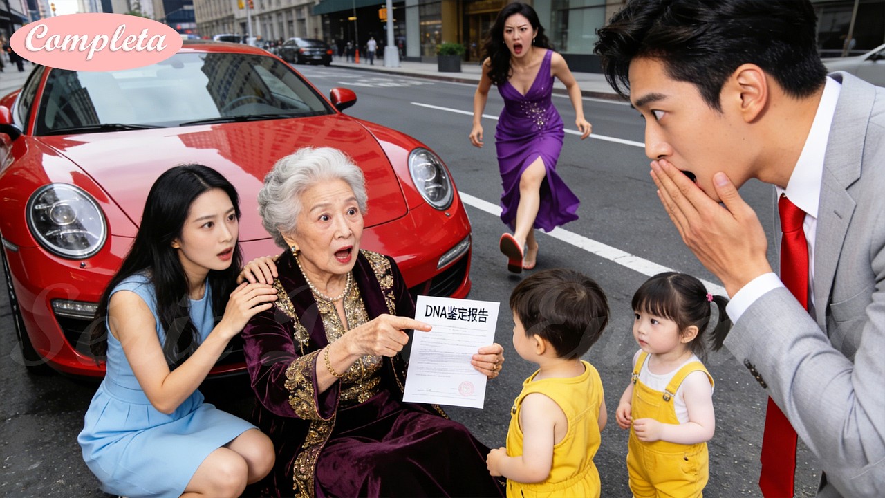 Garota ajuda idosa caída — mas vê ao lado criança igual ao CEO! Teste de DNA causa choque!