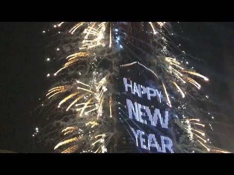 Фейерверк Бурдж Халифа 2019
