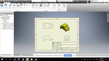 PLTW IED (General): Creating a Multi-View Drawing (.dwg)