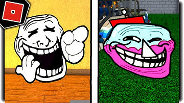 How to get TRO-L and TROLL BEN SON BADGES in FIND THE TROLLFACES (240) - Roblox