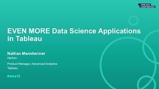 Even More Data Science Applications in Tableau screenshot 5