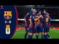 ملخص اهداف مباراة برشلونة و ريال اوفييدو 3 0 الدوري الاسباني مقصية لامين يامال 