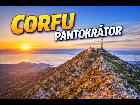 CORFU – Ranní sjezd z hory Pantokrátor 🌅 Nejkrásnější výhled na ostrov