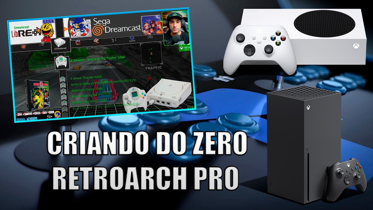 COMO CRIAR RETROARCH PRO DO ZERO XBOX ONE SERIES S/X - YouTube