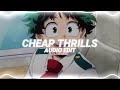 Cheap thrills  sia ft sean paul edit audio