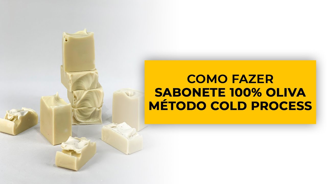Como fazer Sabonete 100% Oliva utilizando o Método Cold Process
