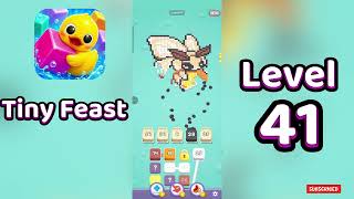 Tiny Feast Level 41 Walkthrough | Satisfying Gameplay | MiniBoss
