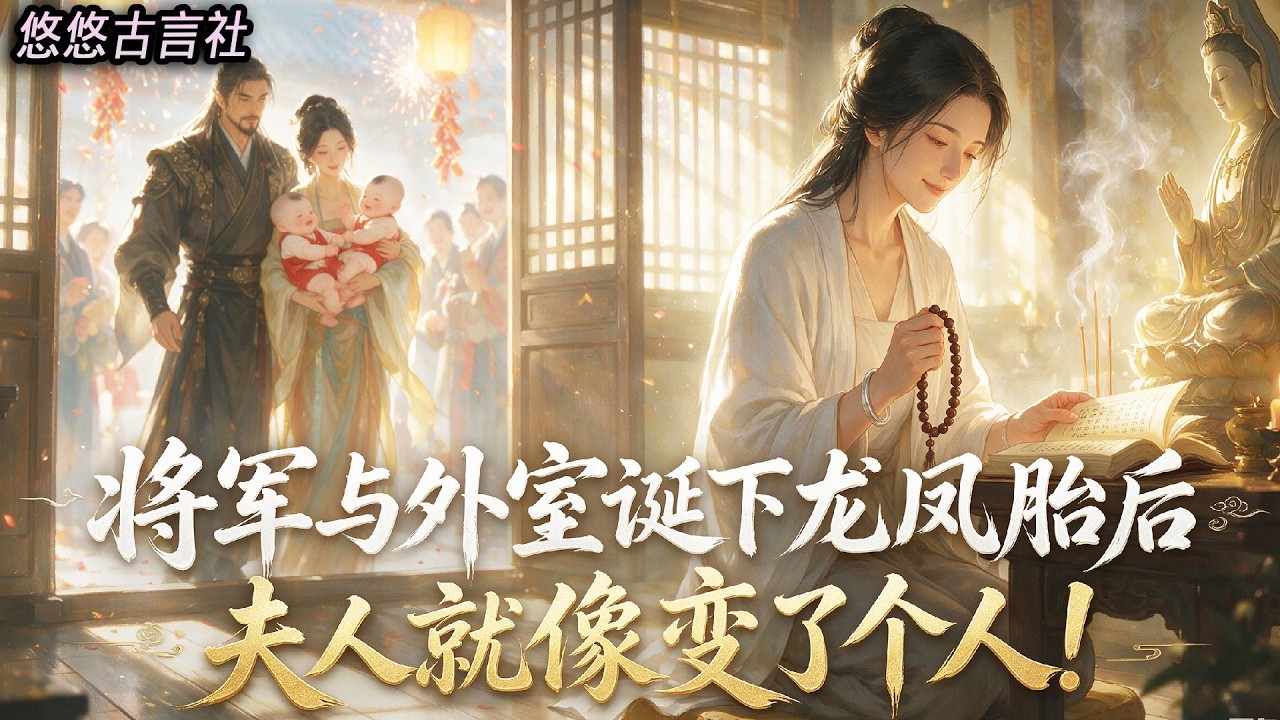 After the general and his concubine gave birth to the twins, the lady seemed like a different person! She no longer cared about his daily life or the mansion's affairs. Even when he brought his concubine to the palace to seek favor, she simply devoted herself wholeheartedly to Buddhist worship and stopped entangling herself! #小說 #睡前故事