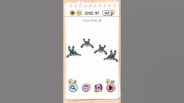 Brain Test | Tricky Puzzle | Level 157 | Solutions | #allinonechannel  #youtube #ytshorts #shorts