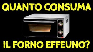 EFFEUNO P134H CONSUMO ELETTRICO Quanto costa per 4 pizze, 6 pizze e COSTO A  PIZZA Biscotto Fiesoli - YouTube