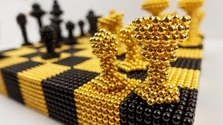 Build Biggest Magnet Chess Ever With 40000 Magnetic Balls