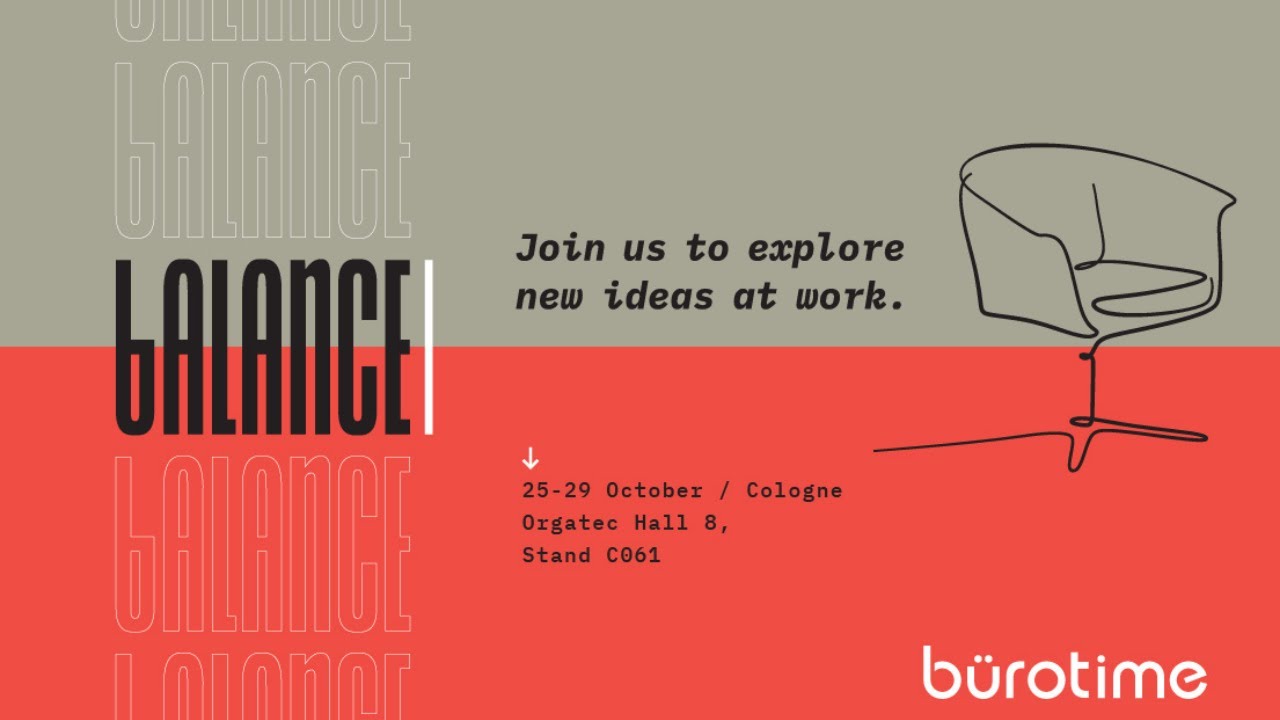 Bürotime at Orgatec Fair with "Balance" Concept I Bürotime “Balance” Konseptiyle Orgatec Fuarı’nda