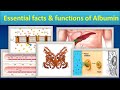 Essential facts & functions of Albumin.#mls#medilabacademy#albumin