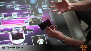 Tim Reha @Gnomedex 2009 with Microsoft Surface - Demo