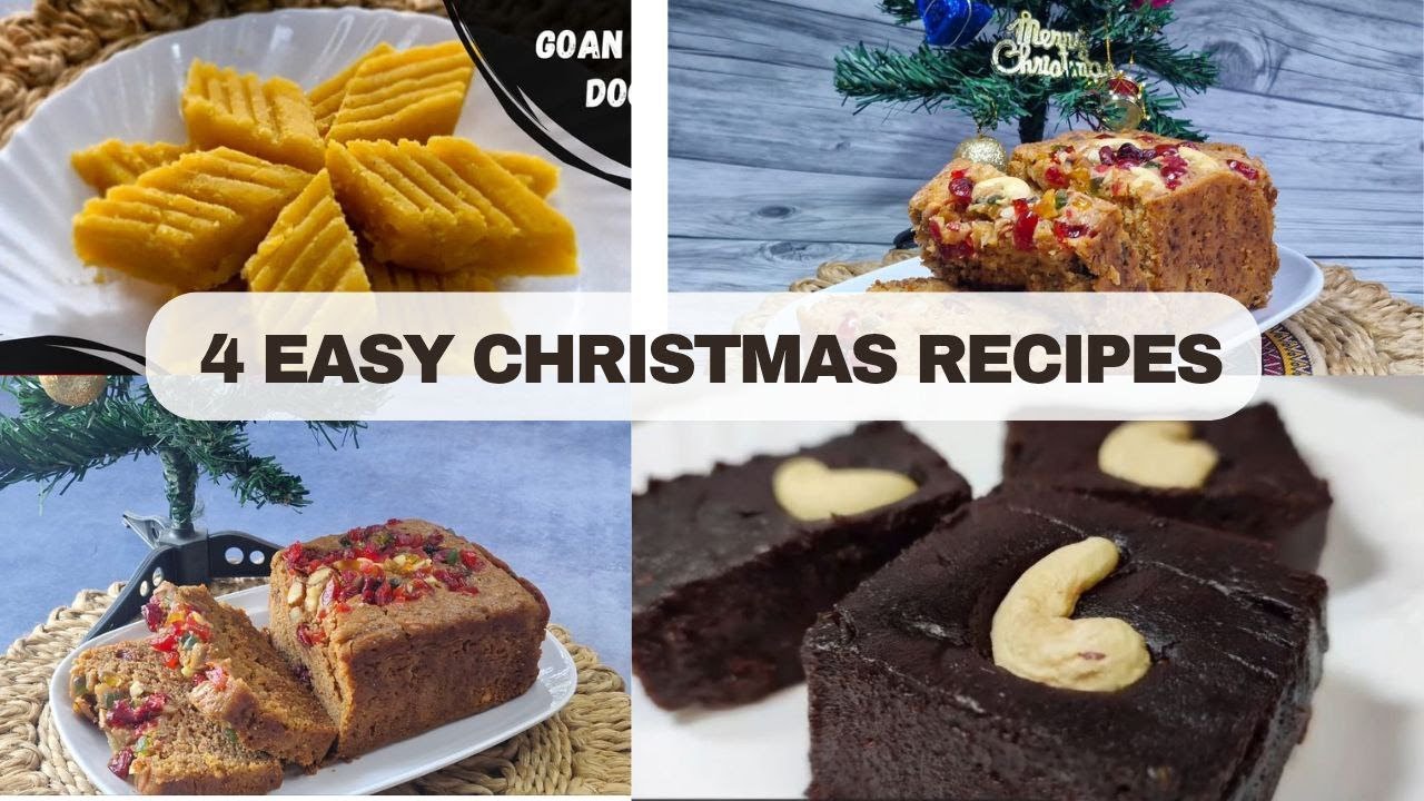 4 Christmas Special Dessert Recipes 🎄| Eggless Plum Cake | Dodol | Doce & Carrot Cake ~ Silver Spoon