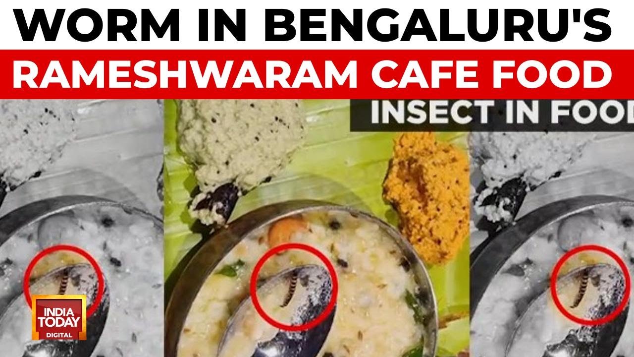Worm In Bengaluru's Rameshwaram Cafe Food: Blackmail Twist, ₹25 Lakh Demand Alleged | India Today