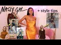 NASTY GAL TRY ON HAUL | Styling Tips + First Impressions