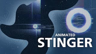 Animated Starfield inspired OBS Twitch Stinger Transition Overlay for Streamers