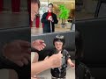 Baby playing with dad is so funny!!😂 パパがミルク袋を破って飛び散った瞬間、娘がポカンと固まっていて可愛い。🤣💗
