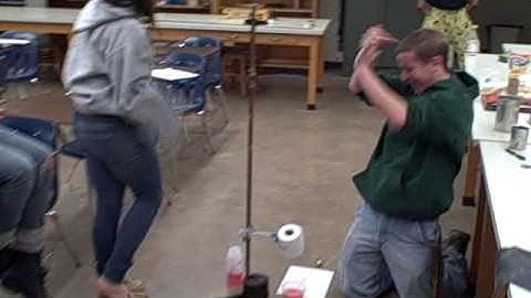Video 4: Fun AP Physics Projectile "Lab" at George School -- Arrangement 2 2009-10