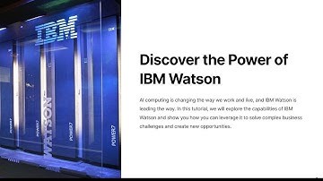 IBM Watson Explained: A Concise 2-Minute Introduction to Intelligent Technologies