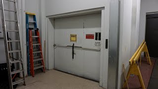 Original 1946 OTIS manually controlled traction freight elevator @ 505 King St, La Crosse, WI