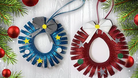 Easy and Attractive Christmas Paper Craft- DIY Christmas Decoration Ideas🎄🎄🎄