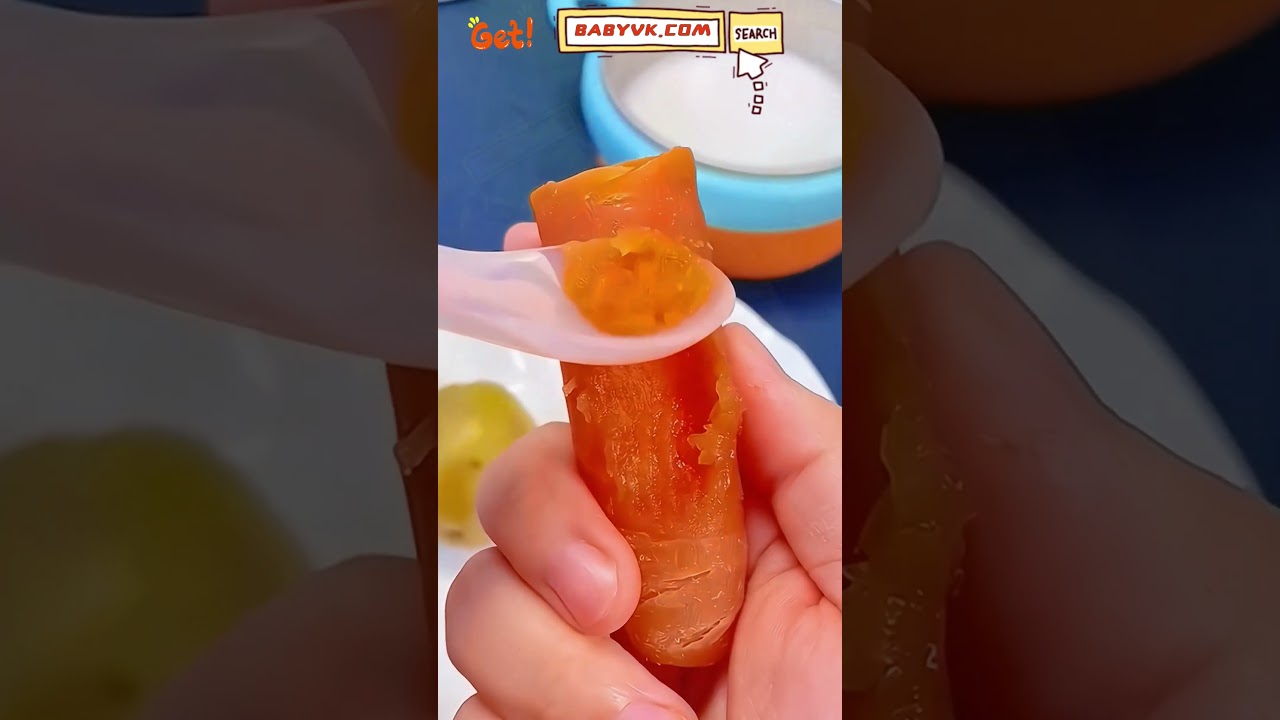 Tired of the Complicated Fruit Puree Process? Try the Baby Fruit Puree Making Feeding Spoon!