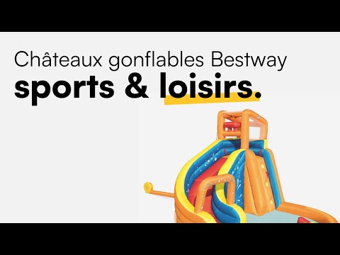 Vidéo: Trampoline Gonflable : Caractéristiques Des Trampolines-châteaux D'extérieur Happy Hop, BestWay Et Leurs Certificats De Qualité