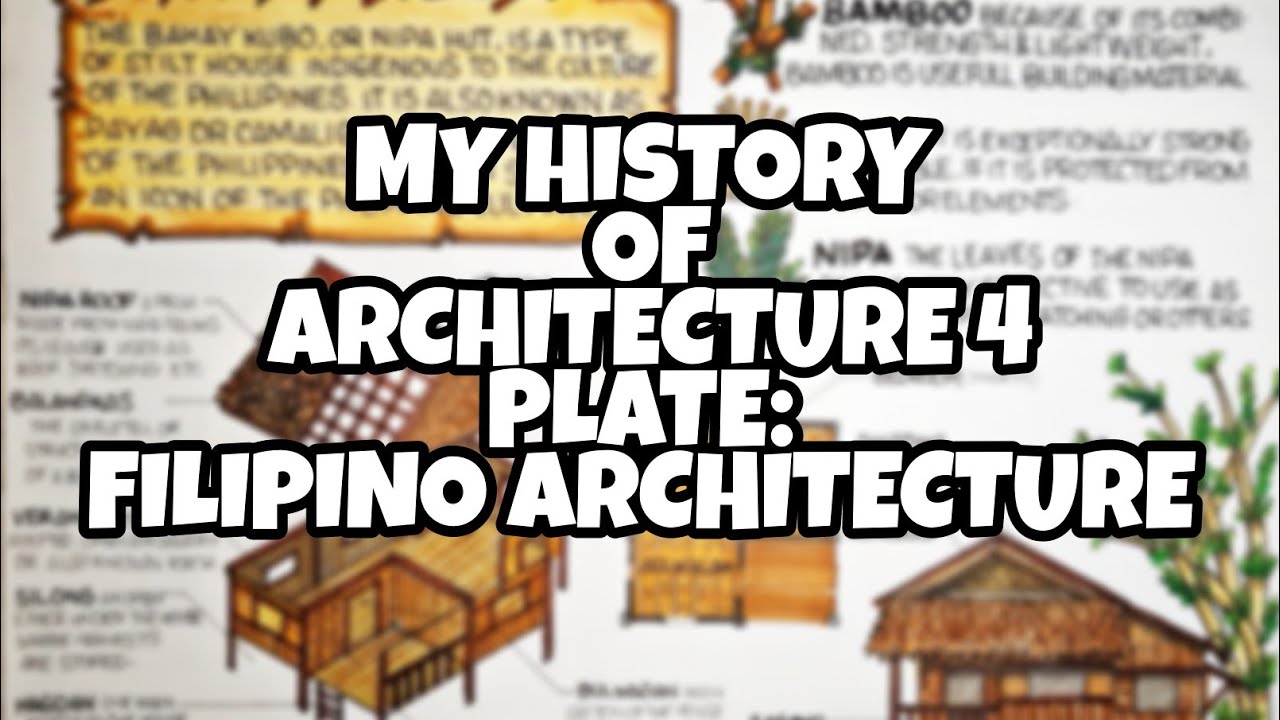 VLOG 5 Doing my plates in History Of Architecture 4 Filipino Architecture YouTube