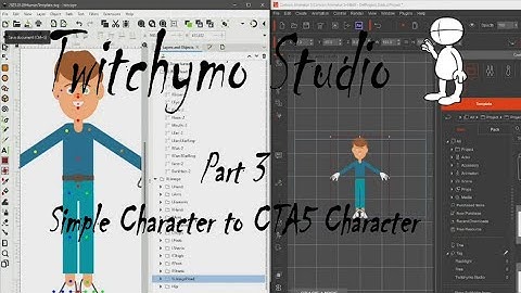 Cartoon Animator 5 Tutorial | Take our Simple Character and Make him into a CTA5 Character | Part 3