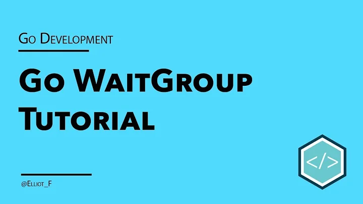 Go sync.WaitGroup Basics - tutorial