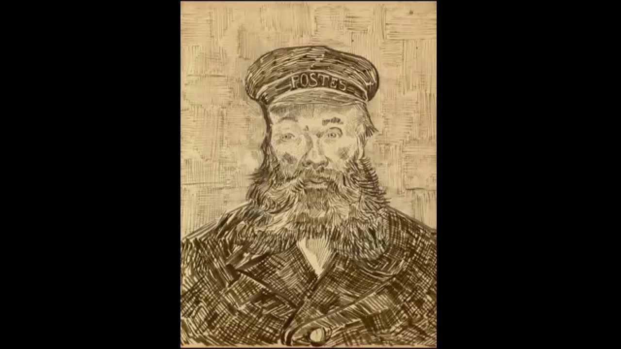 Vincent van Gogh - Portrait of the Postman Joseph Rouiln - YouTube