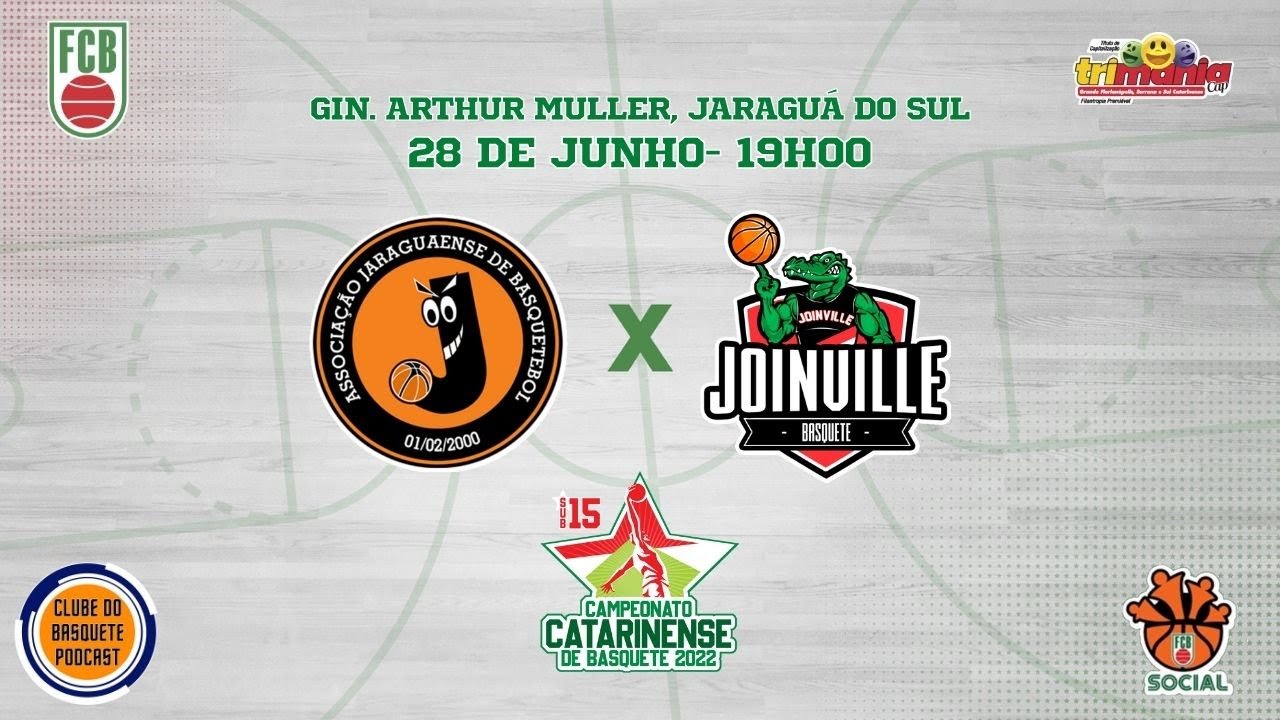 AJAB (Jaraguá do Sul) x AABJ (Joinville) Catarinense de Basquete Sub