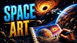 Space Art Explained | Stunning Cosmic Beauty of Galaxies, Stars & Universe | Astrotvx