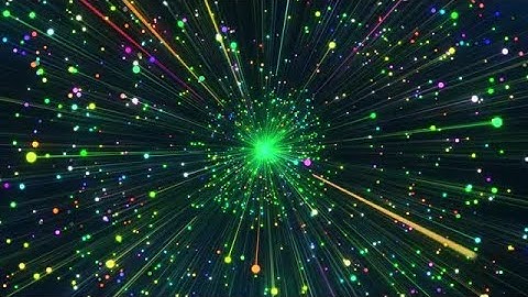 Multi-colored Particles Explosion Stock Motion Graphics