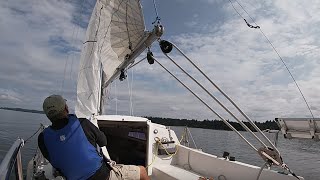 Singlehand Your Small Sailboat  Tips for Beginners   Catalina 22  Jim's Little Boat