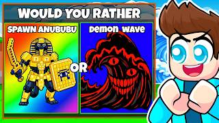 EXTREME WOULD U RATHER CHALLENGE IN ROBLOX !!