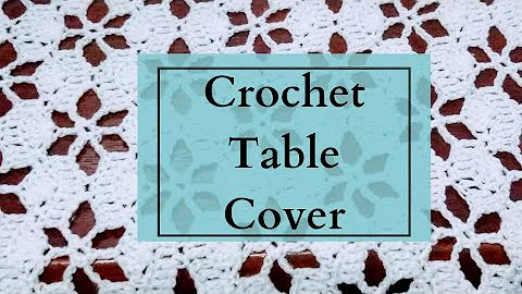 Learn to Crochet Gorgeous Lace Flower Table Cover