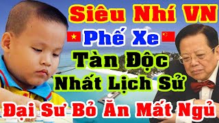 Siêu Thần Đồng VN Phế Xe Tàn Độc, Đại Sư Bỏ Ăn Mất Ngủ #CờTướng