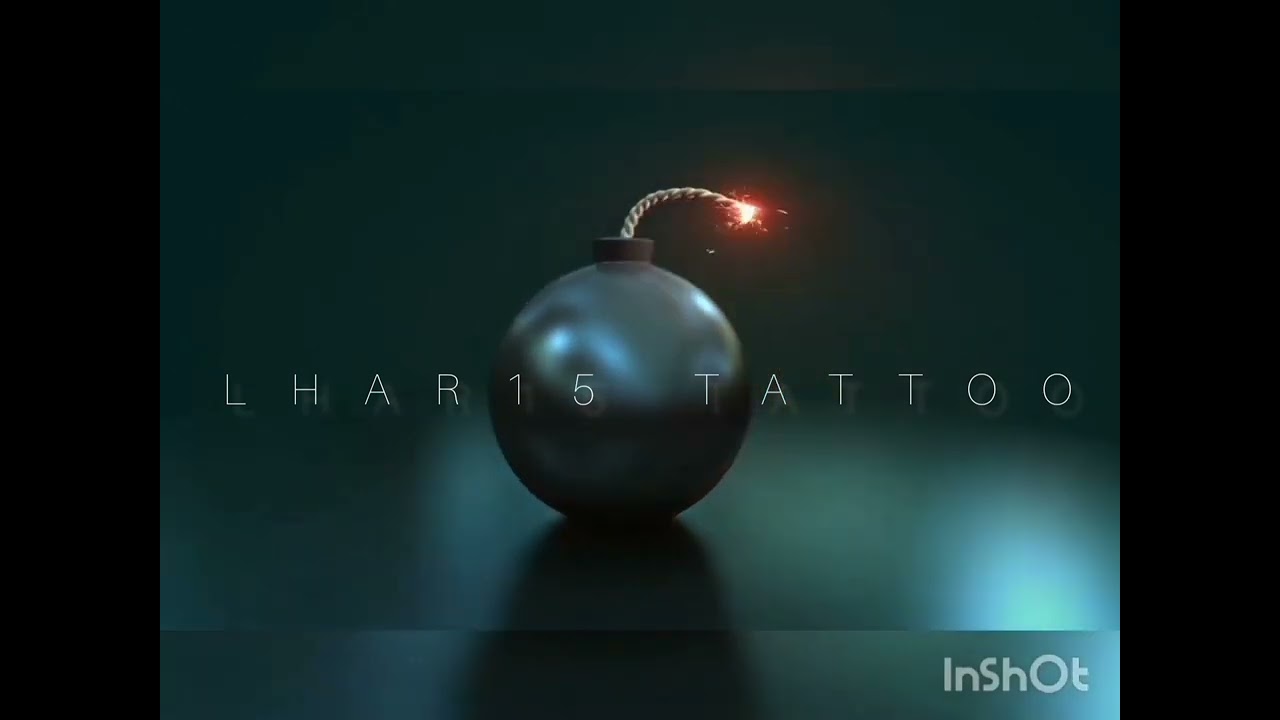 Freehand, Chinese name tattoo. 