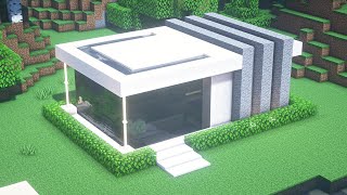 How to Build a Modern House in Minecraft #34 - Minecraft Builds