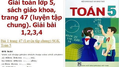 Toán lớp 5 trang 47 bài 1 2 3 4